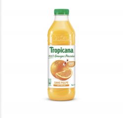 Jus D’ orange TROPICANA  Sans Pulpe 1 Litre