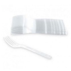 Fourchettes plastiques Transaprent par 50 
