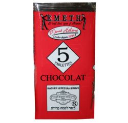 Chocolat noir tablettes cacher lepessah par 5 x 100g 